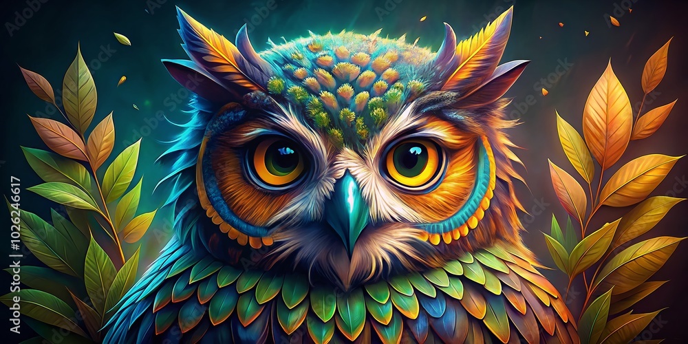 Creative Owl Brand Logo Design for Nature-Inspired Businesses and Eco-Friendly Products, Symbolizing Wisdom and Creative Owl Brand Logo Design for Nature-Inspired Businesses and Eco-Friendly Products, Symbolizing Wisdom and