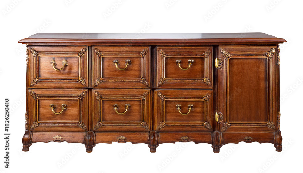 Cabinet on transparent background