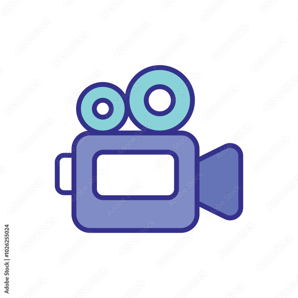 Video Camera icons vector stock illustration. Video Camera icons vector stock illustration.