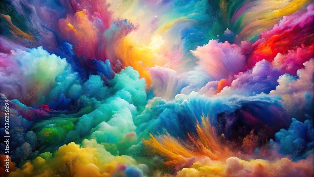 colorful artistic paint strokes on canvas colorful artistic paint strokes on canvas