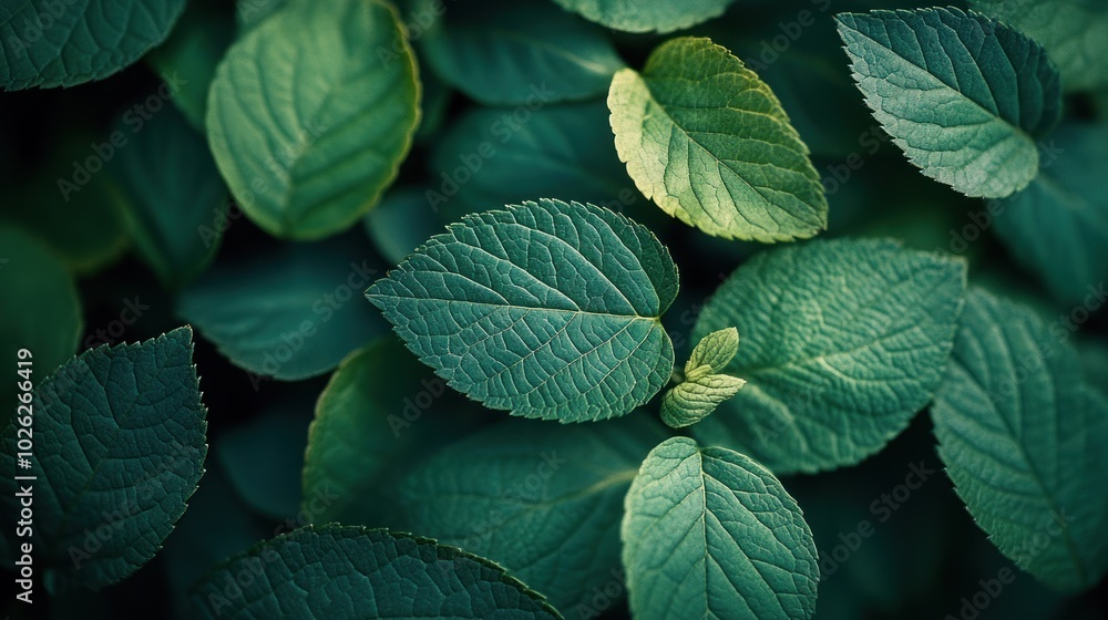 A close-up shot of green leaves, showcasing their intricate veins and textures. The leaves are arranged in a dense pattern, creating a natural and organic background. A close-up shot of green leaves, showcasing their intricate veins and textures. The leaves are arranged in a dense pattern, creating a natural and organic background.