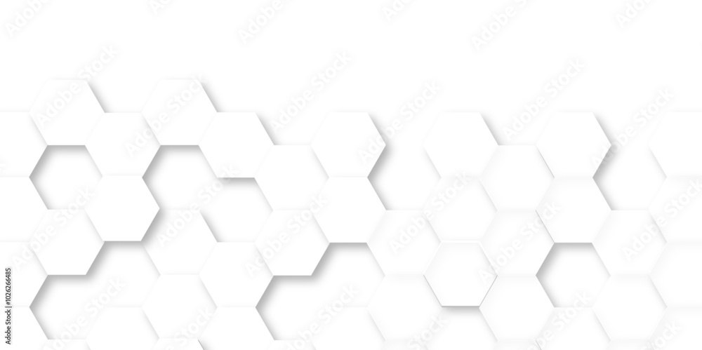 Abstract white background with hexagon and hexagonal background. Luxury white pattern with hexagons. abstract 3d hexagonal background with shadow. 3D futuristic abstract honeycomb mosaic background. Abstract white background with hexagon and hexagonal background. Luxury white pattern with hexagons. abstract 3d hexagonal background with shadow. 3D futuristic abstract honeycomb mosaic background.