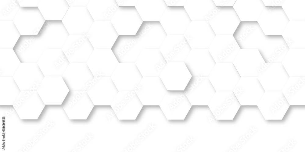 Abstract white background with hexagon and hexagonal background. Luxury white pattern with hexagons. abstract 3d hexagonal background with shadow. 3D futuristic abstract honeycomb mosaic background. Abstract white background with hexagon and hexagonal background. Luxury white pattern with hexagons. abstract 3d hexagonal background with shadow. 3D futuristic abstract honeycomb mosaic background.