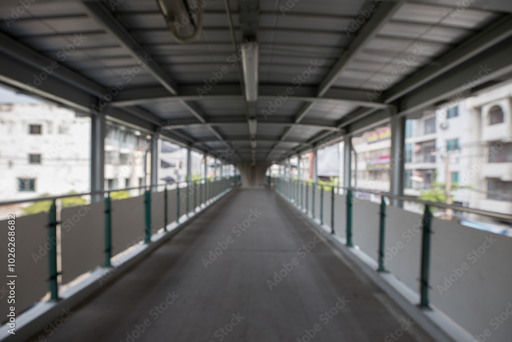 Fototapeta premium Blurry walking way