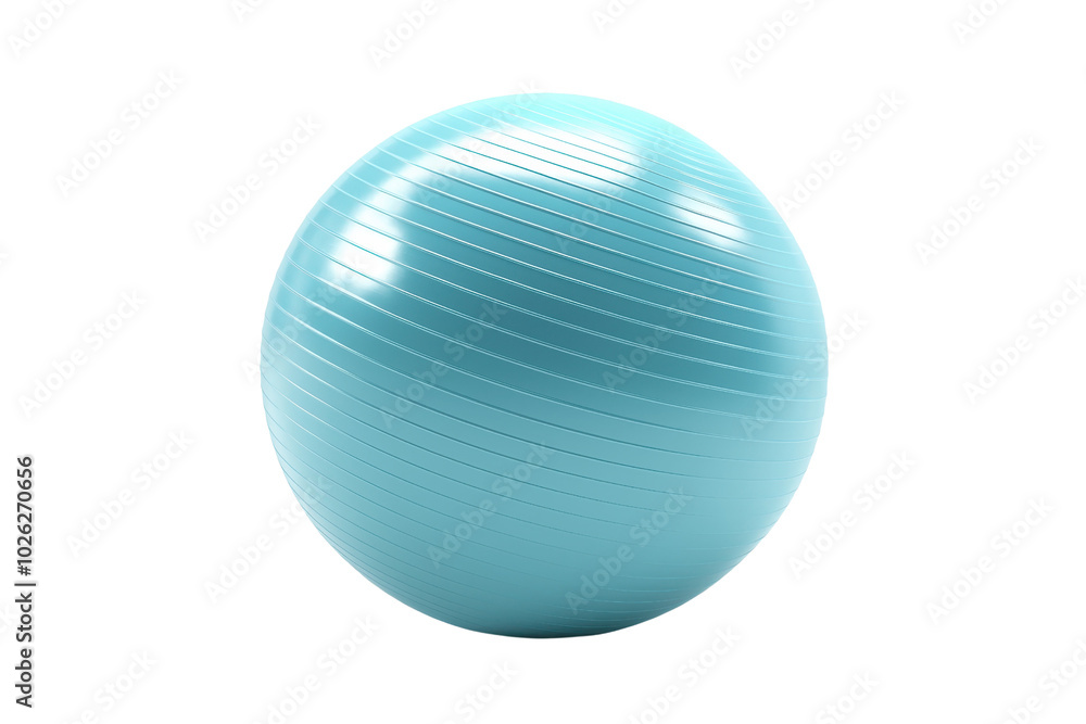 Blue exercise ball isolated on transparent background. used for fitness, yoga, and physical therapy. Ideal for core strengthening workouts. Blue exercise ball isolated on transparent background. used for fitness, yoga, and physical therapy. Ideal for core strengthening workouts.