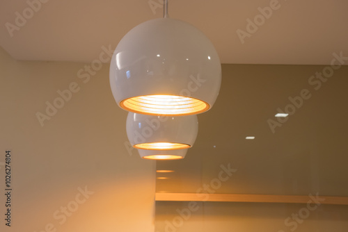 White lighting in room