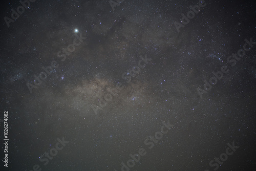 Milky way at nigh sky