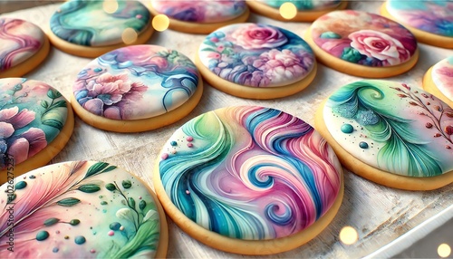 Watercolor Cookies