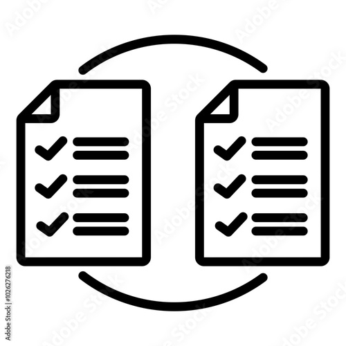 Comparison Outline Icon