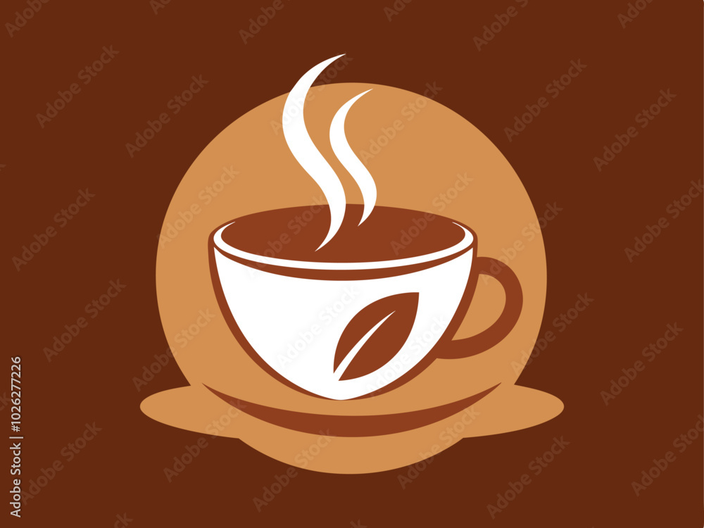 Obraz premium coffee cup logo
