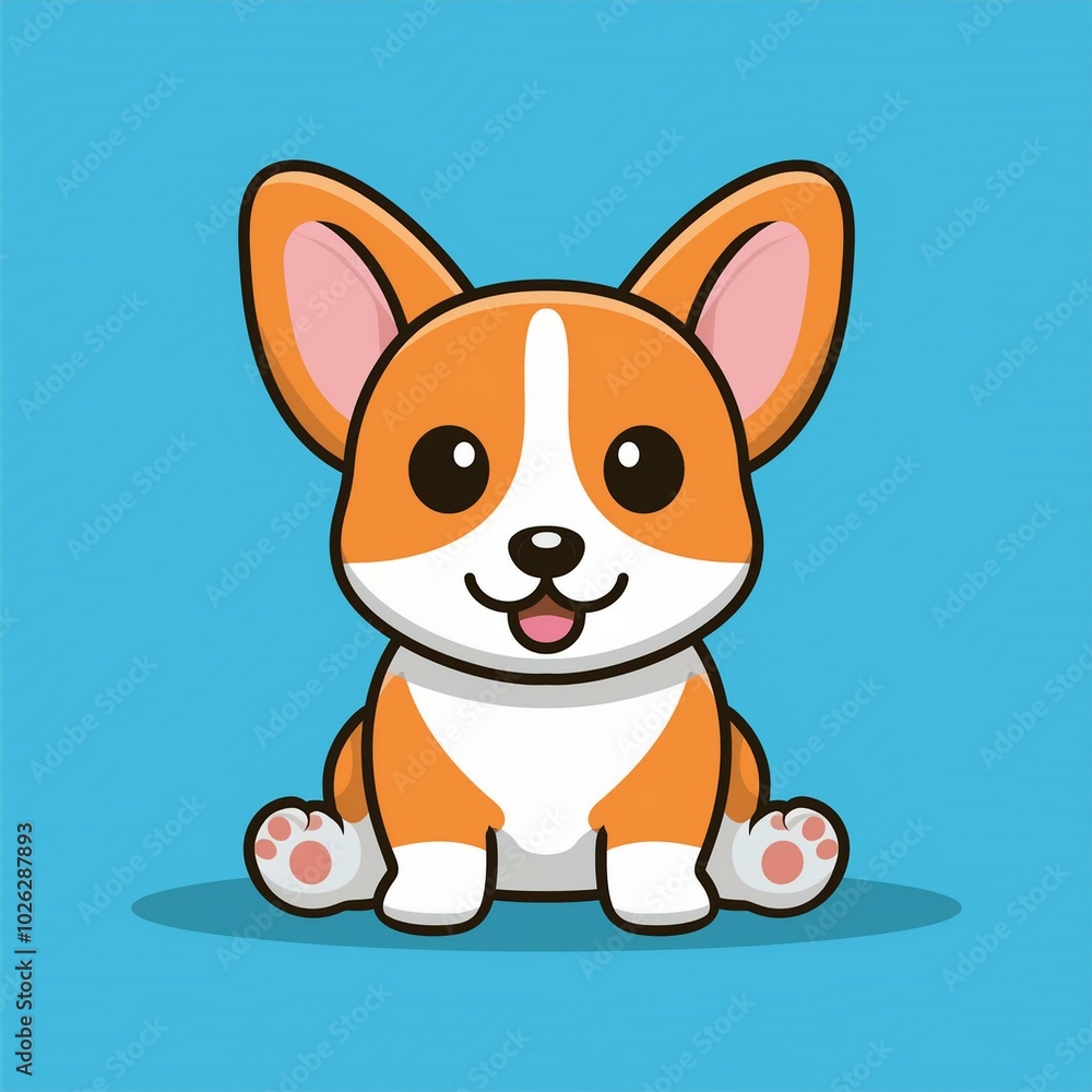 Cute corgi puppy Cartoon Vector Cute corgi puppy Cartoon Vector