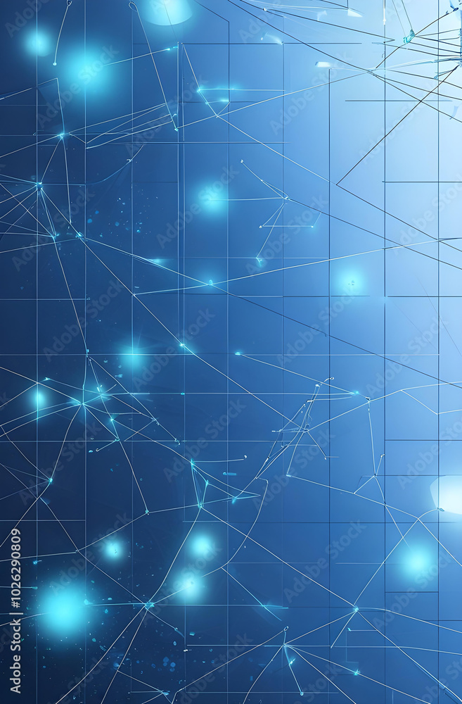 Network of interconnected points of light. Abstract technology background. Network of interconnected points of light. Abstract technology background.