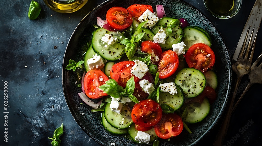 salad with vegetables salad with vegetables