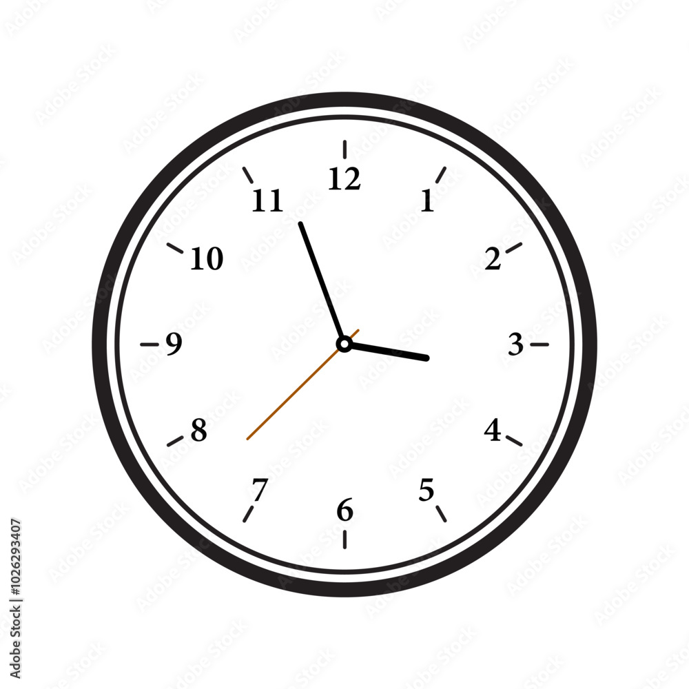 clock icon white, clock icon vector Classic design wall clock. Analog clock. Vector clock icon white, clock icon vector Classic design wall clock. Analog clock. Vector