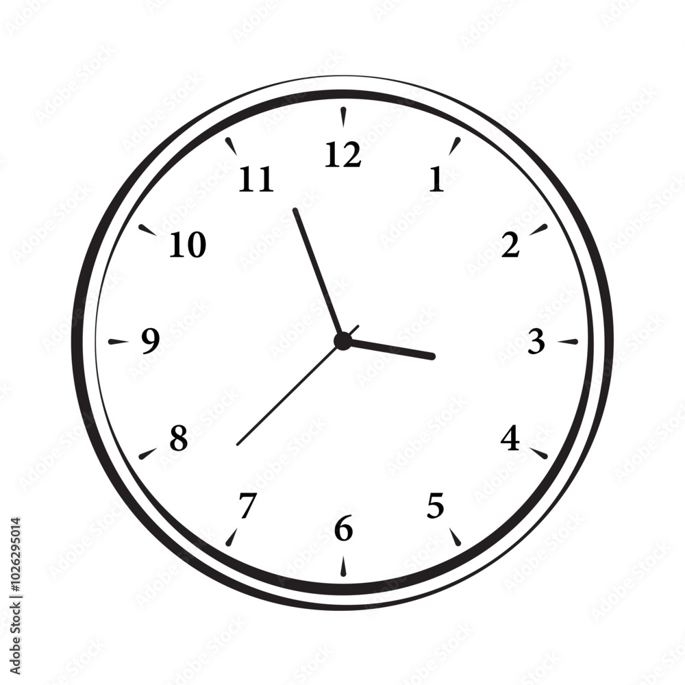 clock icon white, clock icon vector Classic design wall clock. Analog clock. Vector clock icon white, clock icon vector Classic design wall clock. Analog clock. Vector