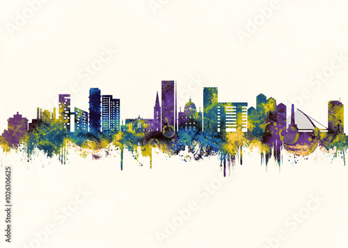 Photography Dublin City Skyline