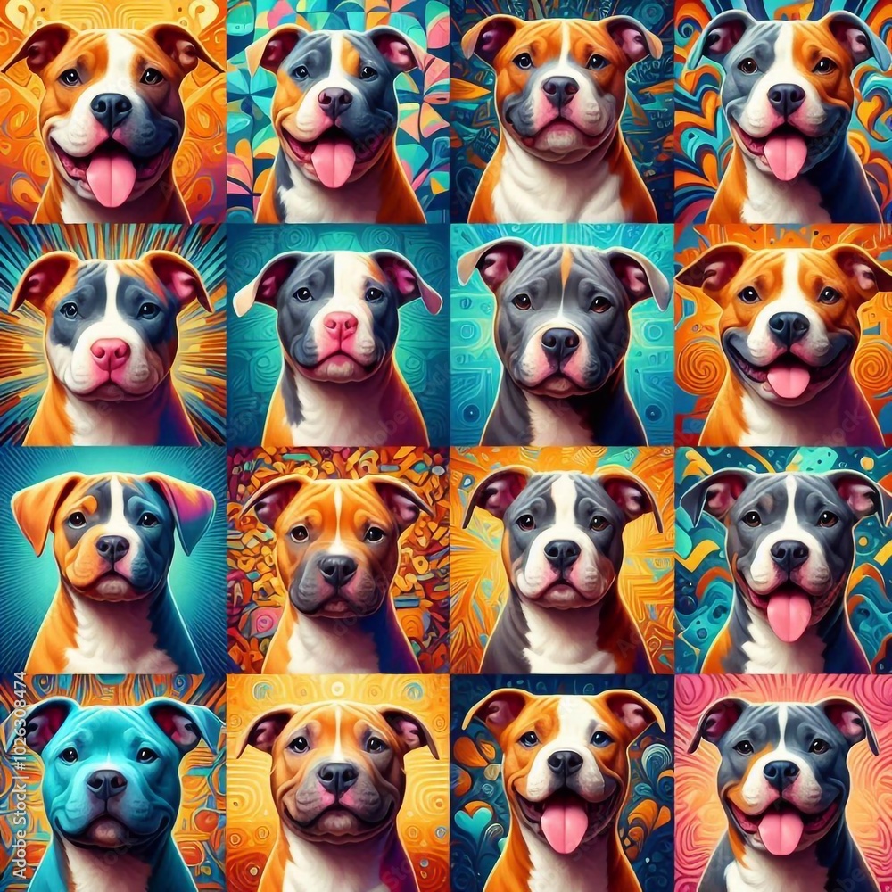 Kollage Pitbull Kollage Pitbull