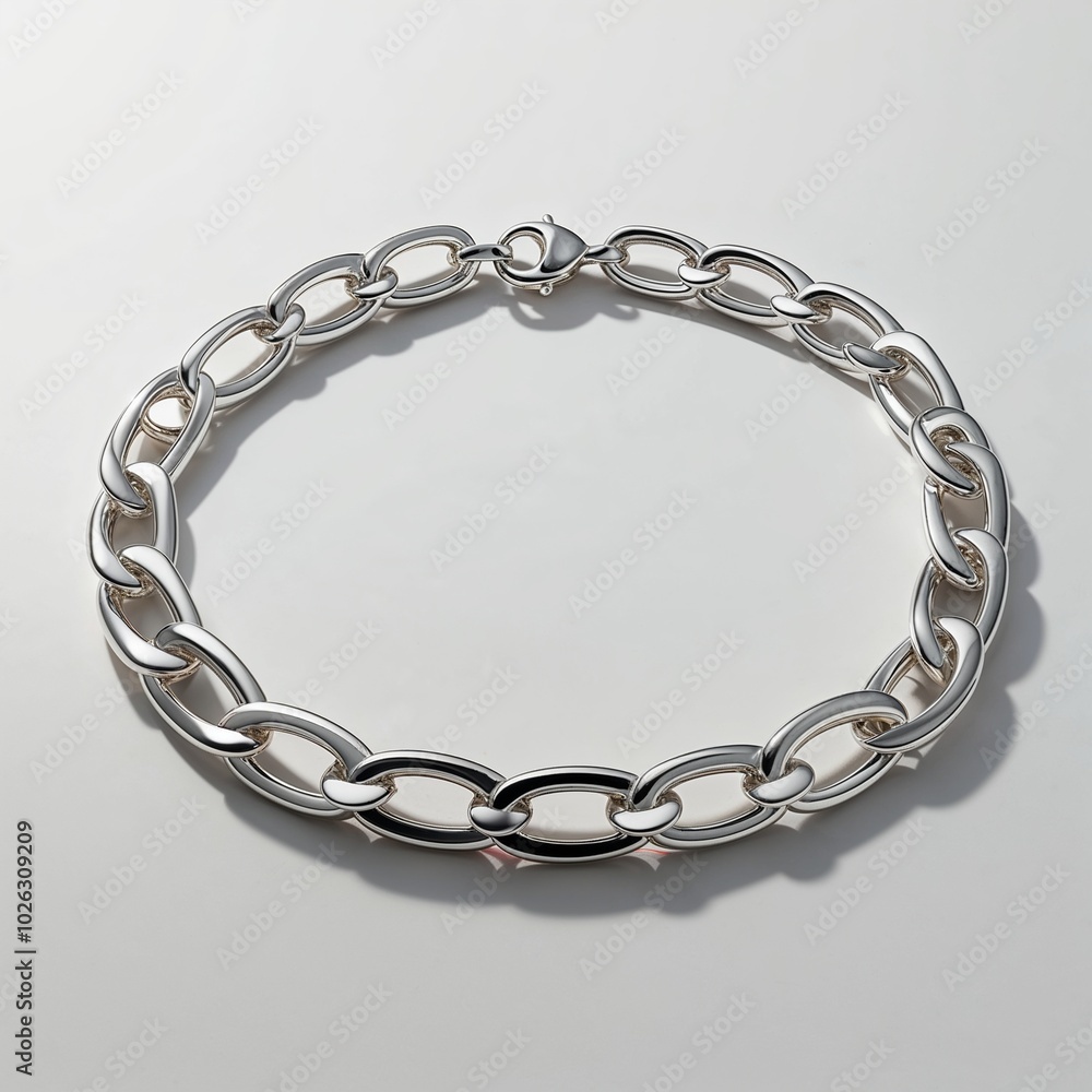 Sterling silver Figaro chain stylish and timeless Sterling silver Figaro chain stylish and timeless