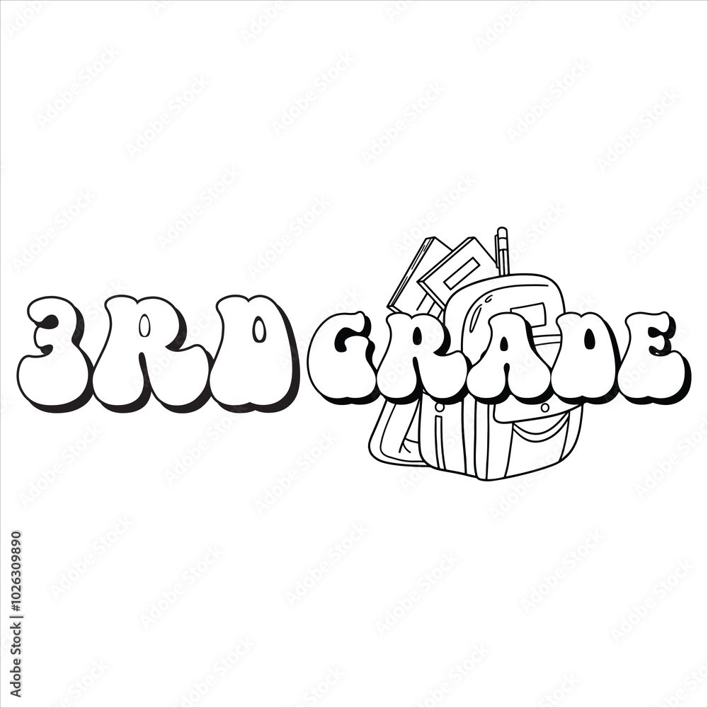 3RD GRADE Teacher Day T-Shirt Design 3RD GRADE Teacher Day T-Shirt Design