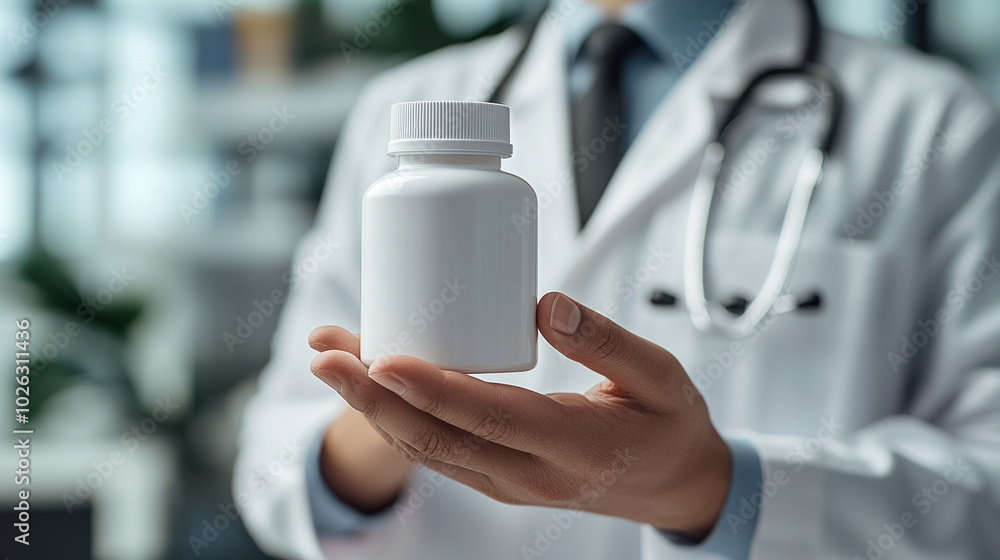 custom made wallpaper toronto digitalsupplement bottle against a clean background, symbolizing purity, health, and wellness, ideal for showcasing vitamins, dietary supplements, and nutrition products