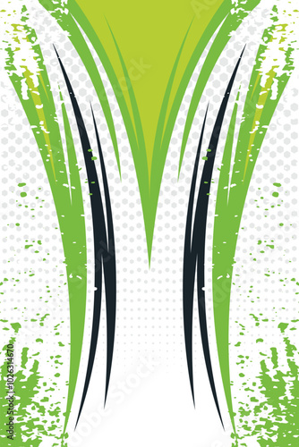 sublimation green white gradient abstract jersey design grunge Vector Template EPS 10