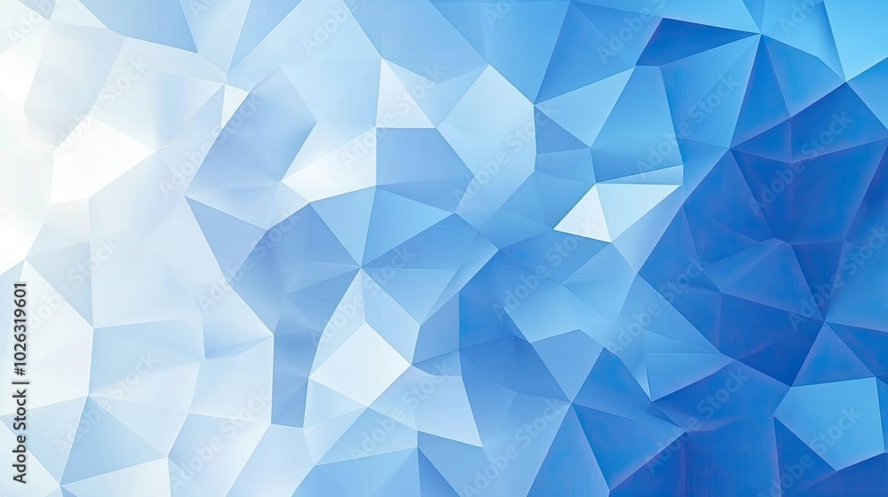 Abstract blue and white polygonal background. Abstract blue and white polygonal background.