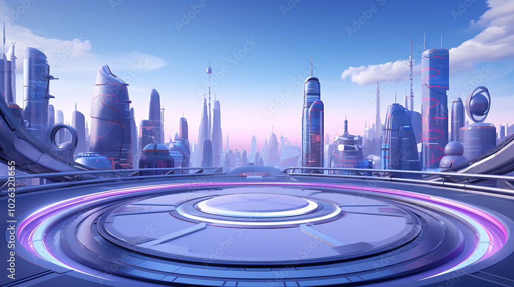 cyberpunk city