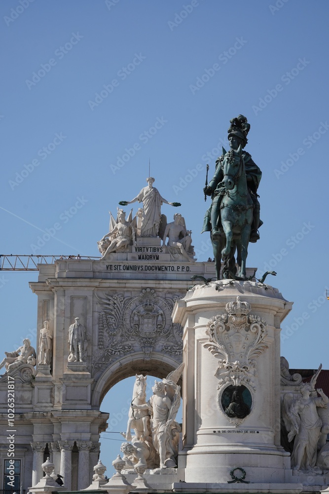 Obraz premium Commerce Square or Praca do Comercio