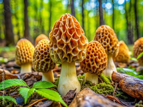 Discover Stunning Images of Morel Mushrooms in Nature's Beauty for Culinary Delights and Wild Foraging Adventures