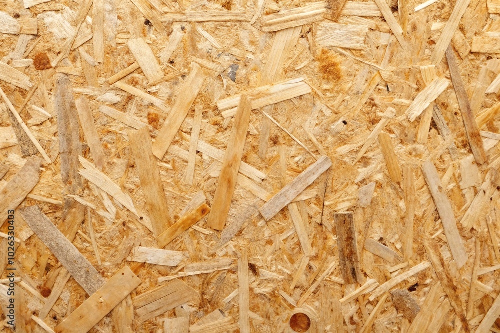 Real seamless texture of OSB Oriented Strand boards for loft wall surfaces, extreme close-up Real seamless texture of OSB Oriented Strand boards for loft wall surfaces, extreme close-up