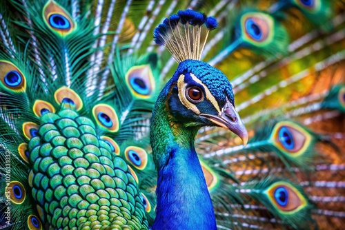 Discover the Vibrant Colors of Peacocks: A Stunning Display of Iridescent Feathers and Nature's Beauty