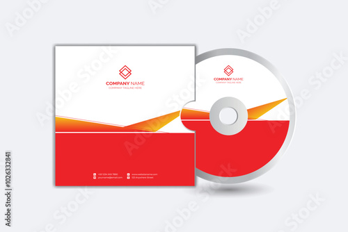 CD cover presentation design template