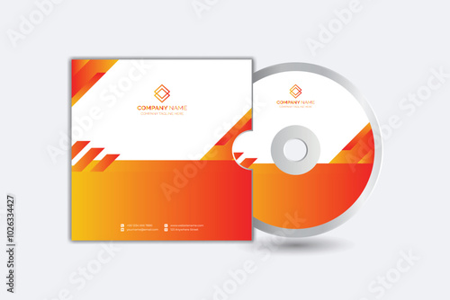CD cover presentation design template