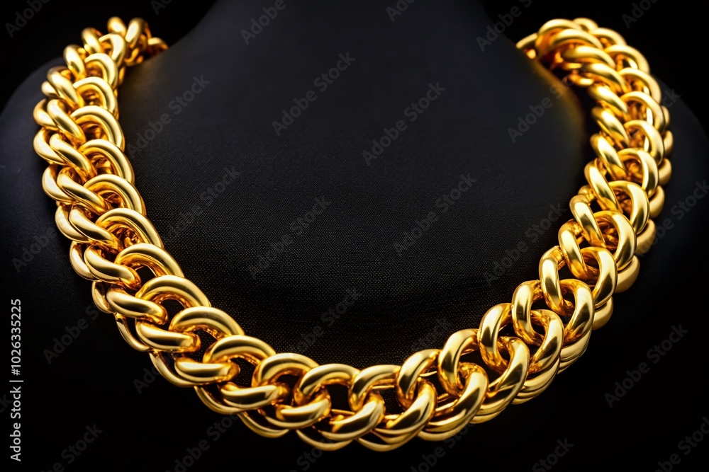 Obraz premium Elegant Gold Chain Necklace for Stylish Enhancements and Fashion Accessories in Jewelry Collections