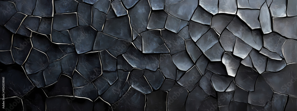 Obraz premium Harmonious Black Disarray