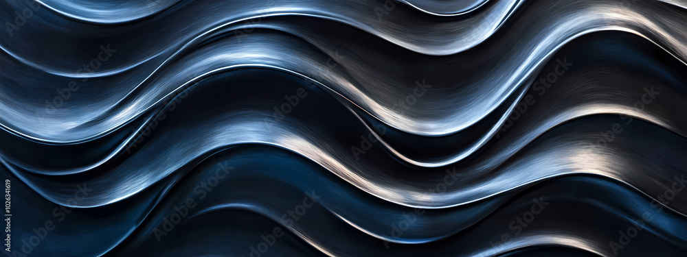 Obraz premium Liquid Metal Elegance