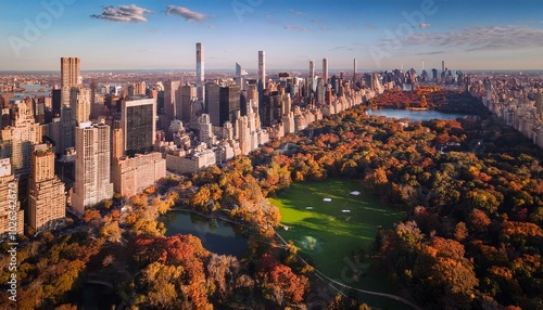 Wallpaper Mural central park new york city manhattan aerial Torontodigital.ca