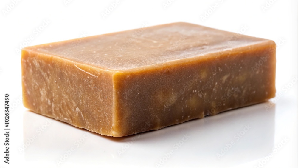 Natural laundry soap on white background Natural laundry soap on white background