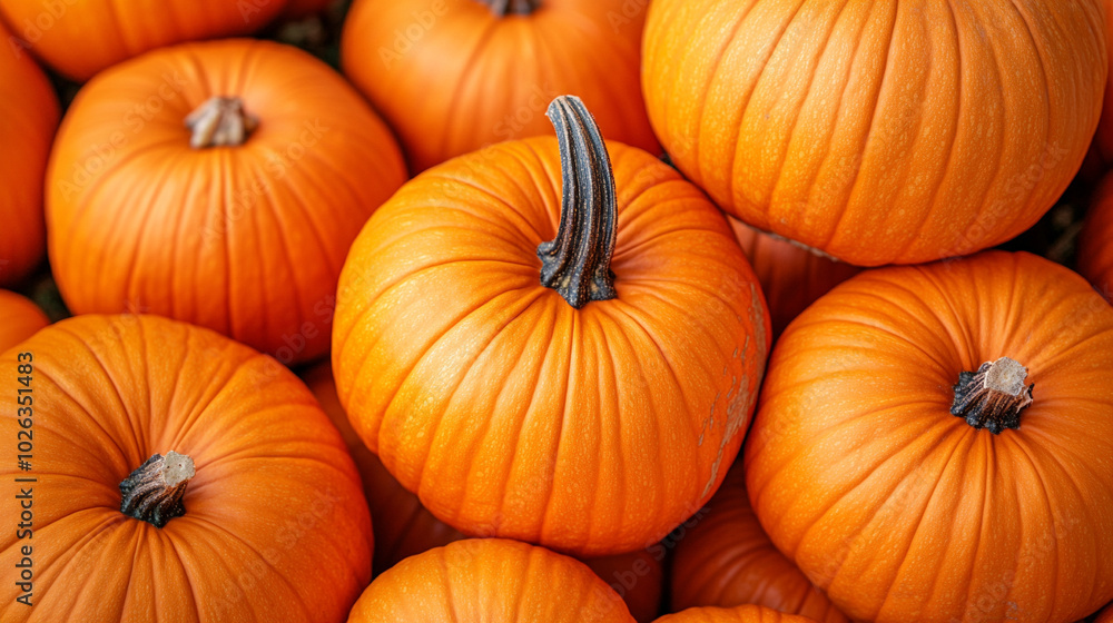 pumpkin patch on a rural farm, showcasing rows of vibrant orange pumpkins. Clear blue sky and open space allow for customizable captions, emphasizing autumn's bounty and harvest joy pumpkin patch on a rural farm, showcasing rows of vibrant orange pumpkins. Clear blue sky and open space allow for customizable captions, emphasizing autumn's bounty and harvest joy