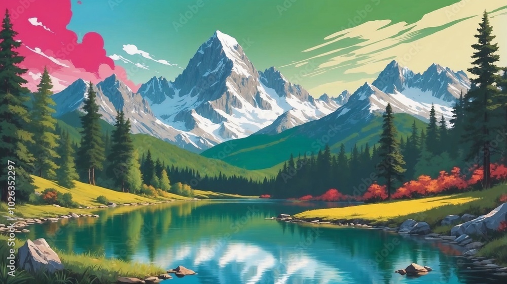 Fototapeta premium Hiking