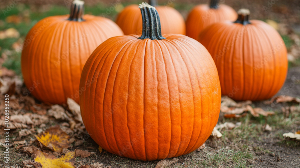 pumpkin patch on a rural farm, showcasing rows of vibrant orange pumpkins. Clear blue sky and open space allow for customizable captions, emphasizing autumn's bounty and harvest joy pumpkin patch on a rural farm, showcasing rows of vibrant orange pumpkins. Clear blue sky and open space allow for customizable captions, emphasizing autumn's bounty and harvest joy