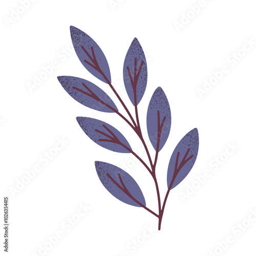 Vector autumn seasonal leaf in fall colors.Modern autumn foliage with texture in trendy style for banners,social media marketing,patterns,branding,packaging,covers, prints.