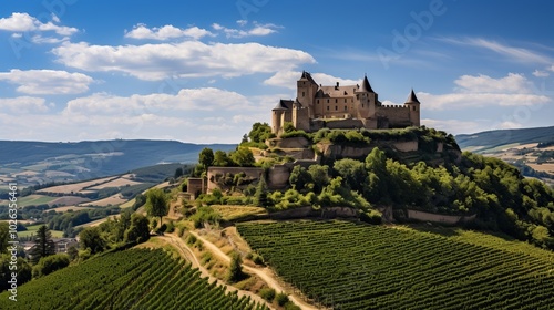 The Majestic Pomm d Castle: A Captivating Gem in Burgundy, France photo