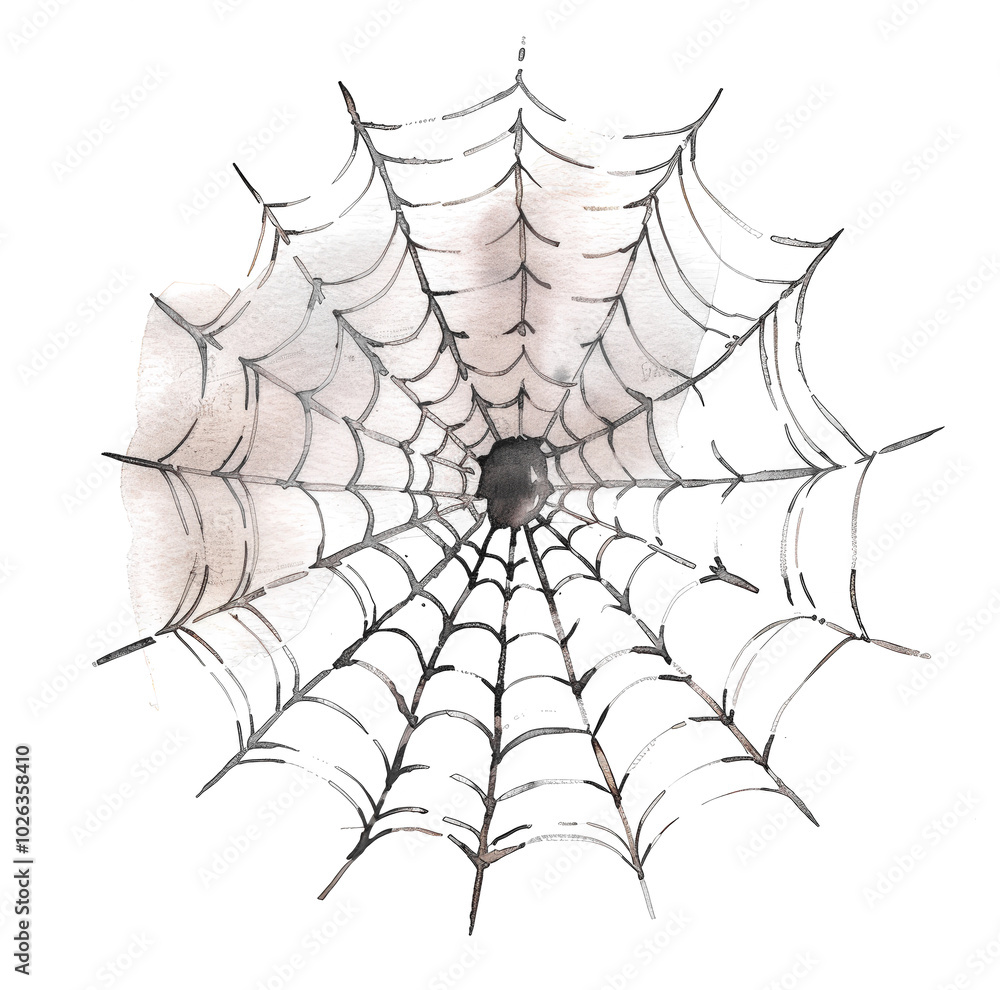 Obraz premium A spooky spiderweb