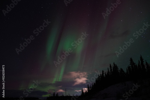 Northern Lights in Yukon Canada