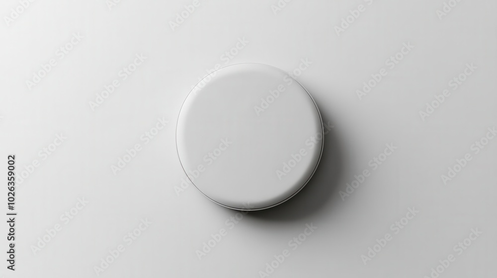 Button mockup, front view, white screen, clean and simple, no text no logo symbol icon Button mockup, front view, white screen, clean and simple, no text no logo symbol icon