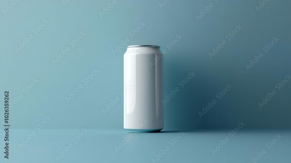 Can mockup, front view, white screen, clean and simple, no text no logo symbol icon Can mockup, front view, white screen, clean and simple, no text no logo symbol icon