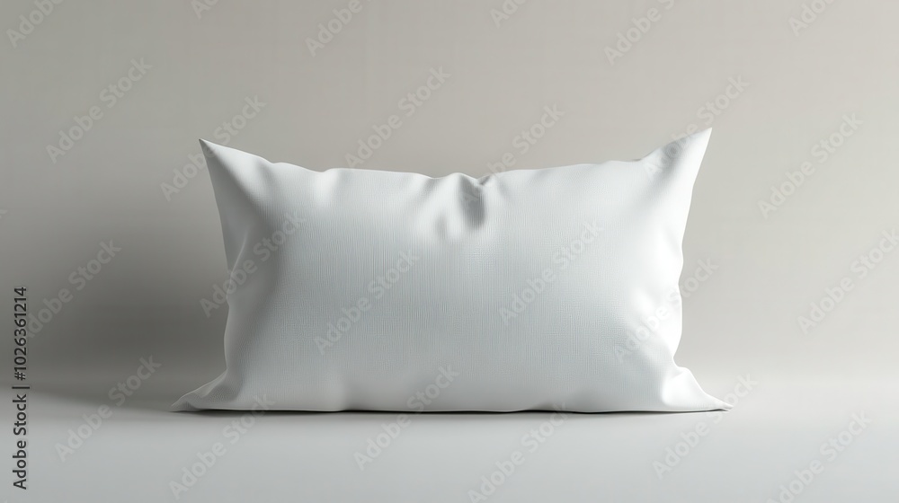 Pillow mockup, front view, white screen, clean and simple, no text no logo symbol icon Pillow mockup, front view, white screen, clean and simple, no text no logo symbol icon
