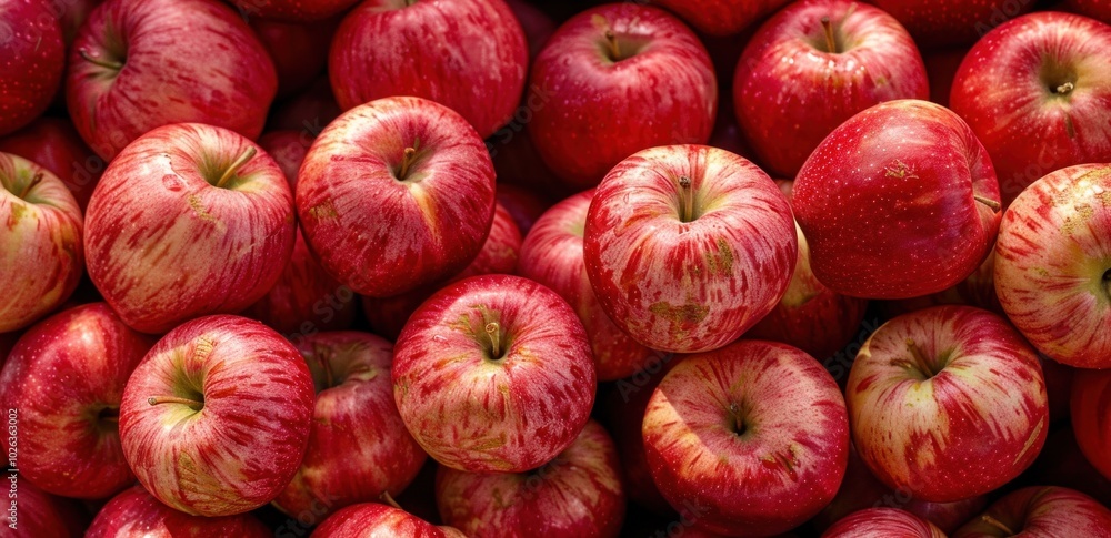 Close-up view of fresh red apples with varied textures and patterns. Eat a Red Apple Day Close-up view of fresh red apples with varied textures and patterns. Eat a Red Apple Day