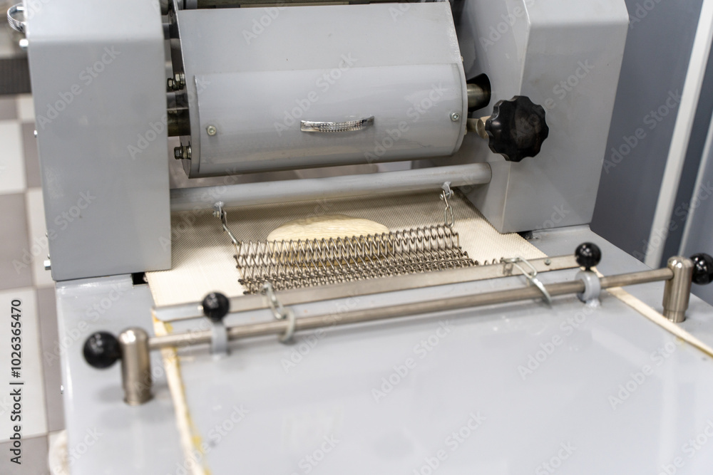 Industrial production of bakery products on an assembly line - technology and equipment at a food plant Industrial production of bakery products on an assembly line - technology and equipment at a food plant
